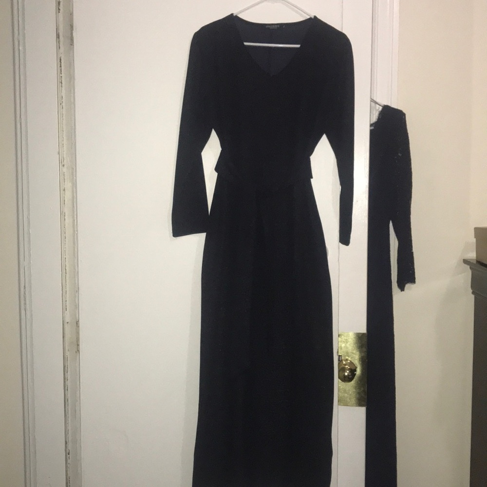Navy Glitter Dress